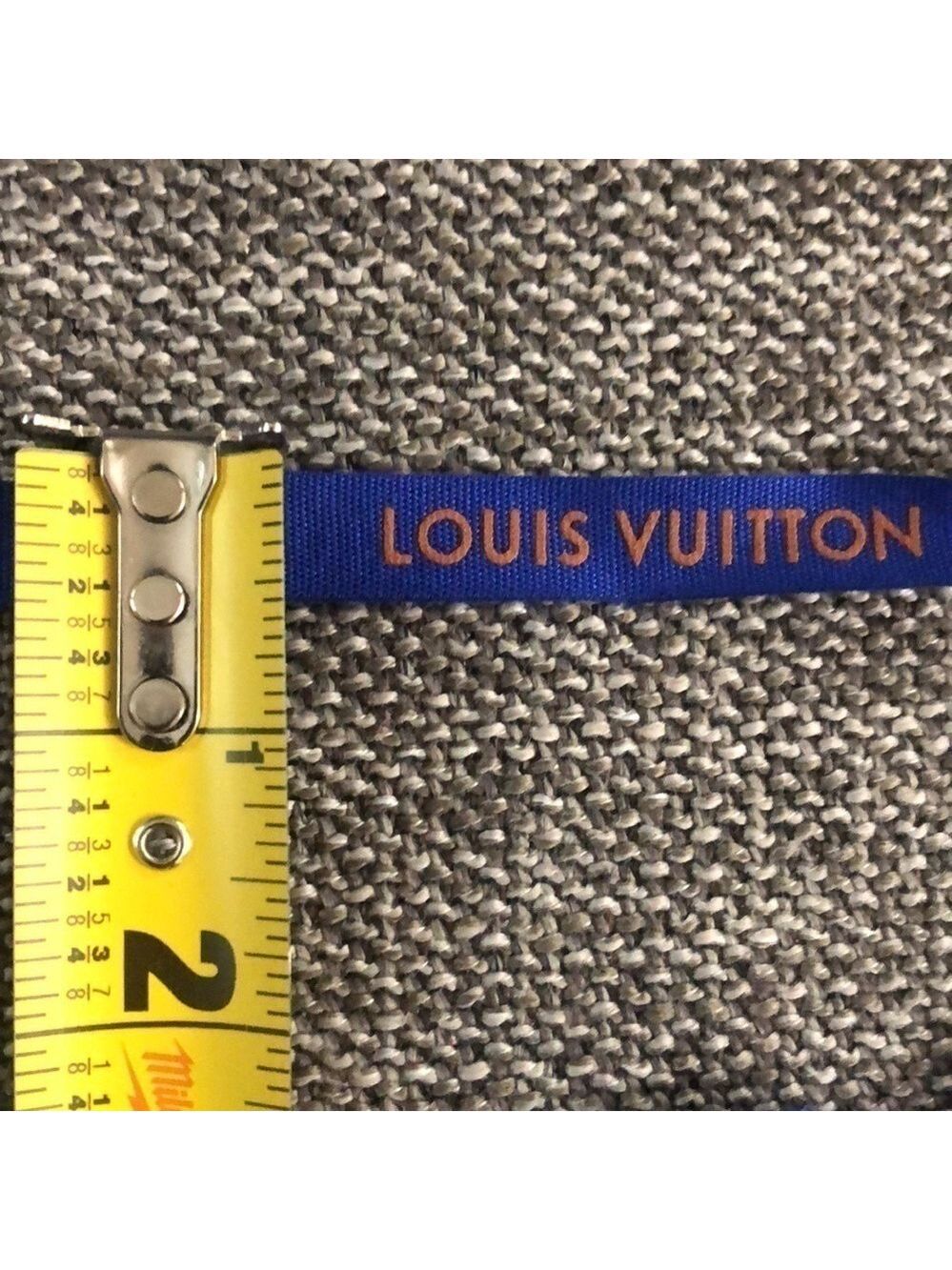 Louis Vuitton Logo Blue Authentic Ribbon New - Picture 6 of 7